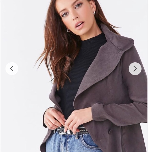 Grey button jacket - Picture 2 of 3